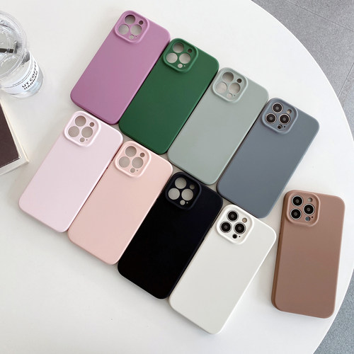 适用苹果14pro液态硅胶手机壳14