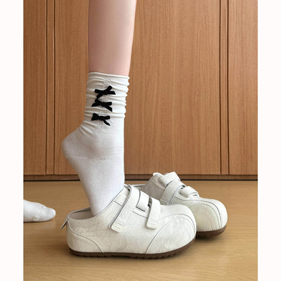 内增高6cm勃肯包头半拖鞋女外穿