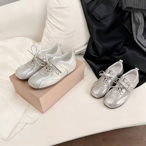 26年春款~内增高德训鞋女小白鞋