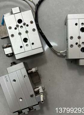 台湾亚德客滑台气缸，HLQx25SA拆机现货，实物拍摄，功能