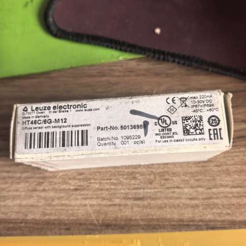 全新原装正品包装劳易测HT46C/6G-M12货号50136