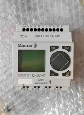 金钟穆勒MOELLER控制器，型号easy412-DC-R，