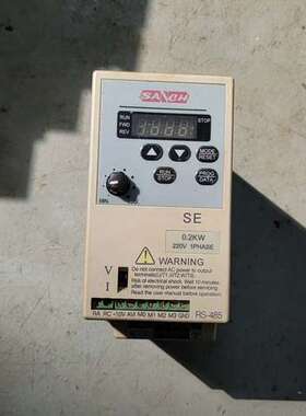 三基变频器，SE一20021A，0.2KW，220V，拆机正