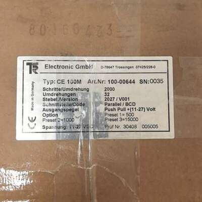 帝尔编码器 CE100M  100-00644  全新正品