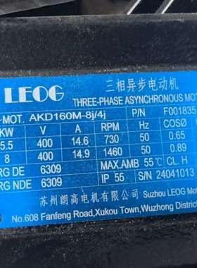 AKD160M-8j/4j 郎高电机，全新的