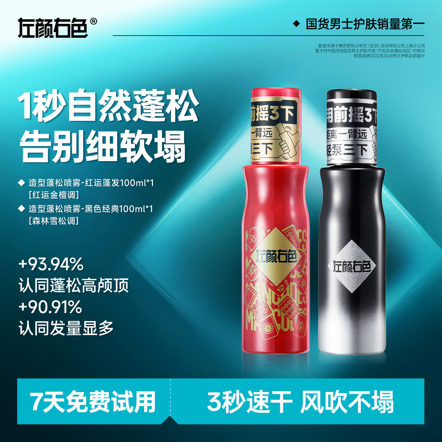 【全网爆卖130万+瓶】头发蓬松水