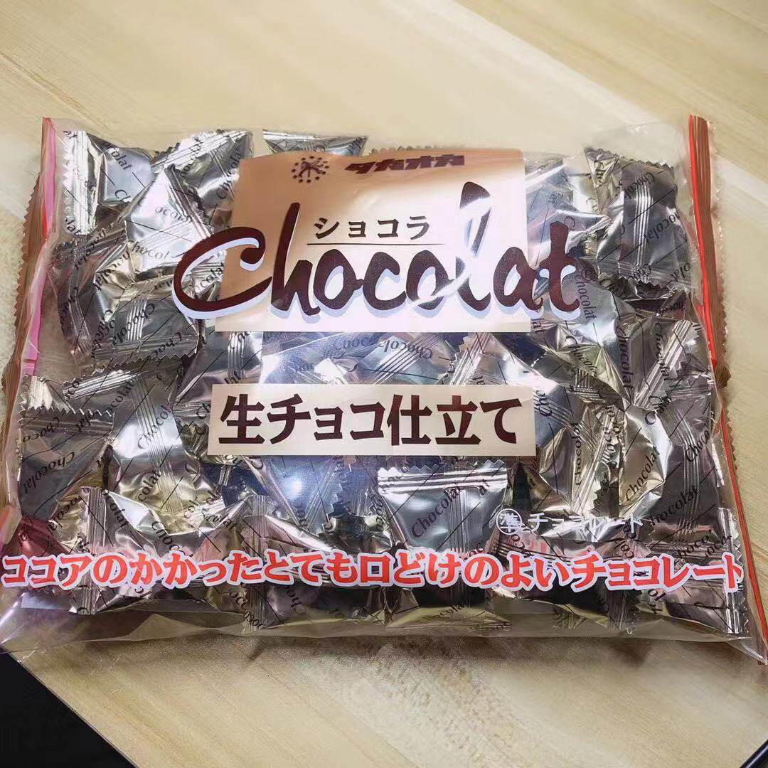 日本进口高冈生巧克力chocolat网红零食高岗情人节原味牛奶巧克力