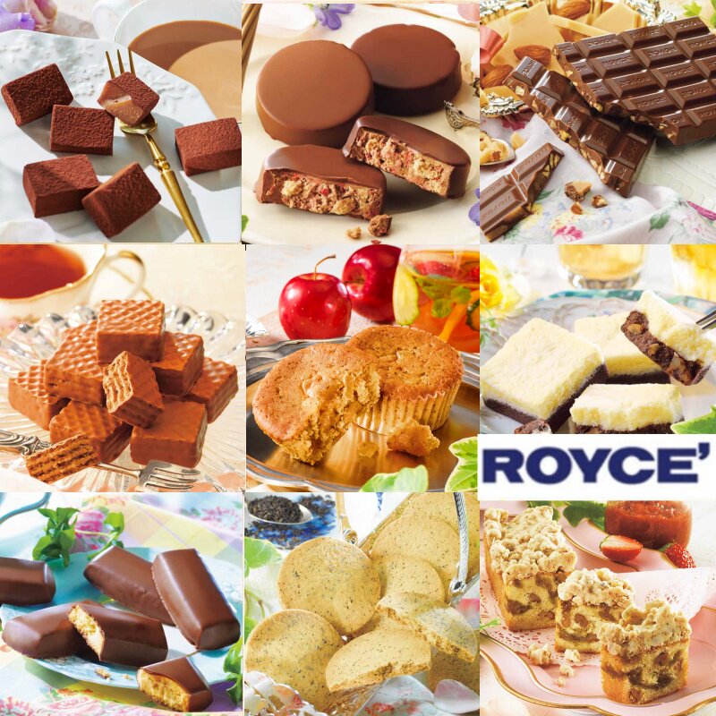 日本北海道ROYCE季节英国巧克力糕点饼干排块蛋糕点心礼盒