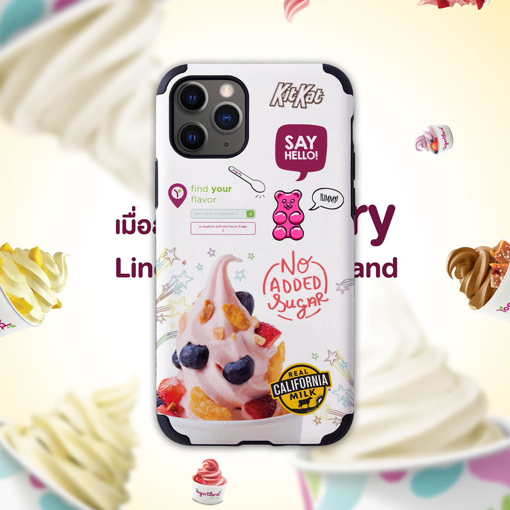 Yogurtland冰淇淋手机壳