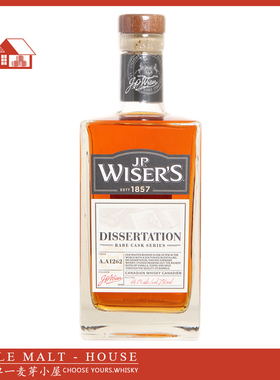 加拿大 怀瑟珍藏威士忌 JP Wiser's Dissertation Ltd Release