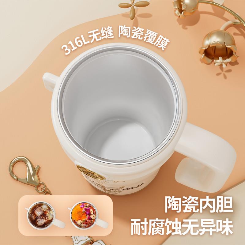 巨无霸吸管保温杯大容量陶瓷水杯女学生水壶冰霸杯子年新款