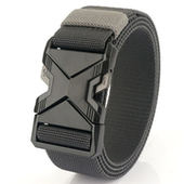 裤 男士 腰带 户外运动松紧皮带合金头对插扣多功能工装 弹力腰带男款