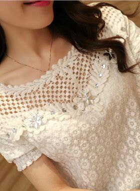 新款韩版女装上衣小衫短袖女夏装