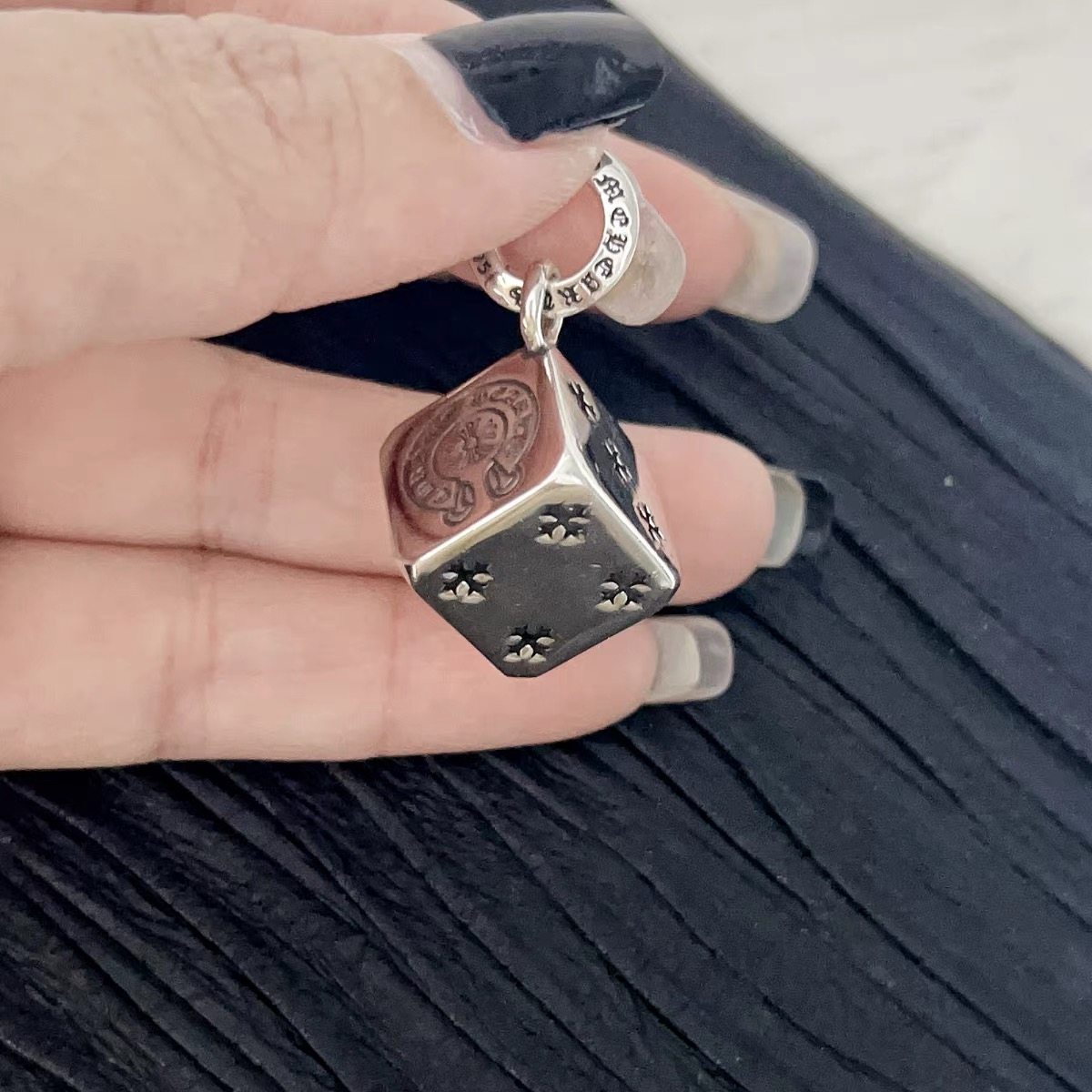 thumbnail for 925 Silver Iris Pendant Heavy Industry Pendant Collection