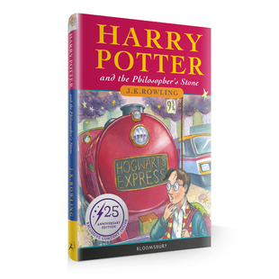 1997年封面复刻版 Thomas Potter Harry Philosopher Stone 现货 the and 哈利波特与魔法石25周年纪念版 英文原版 JK罗琳 Taylor