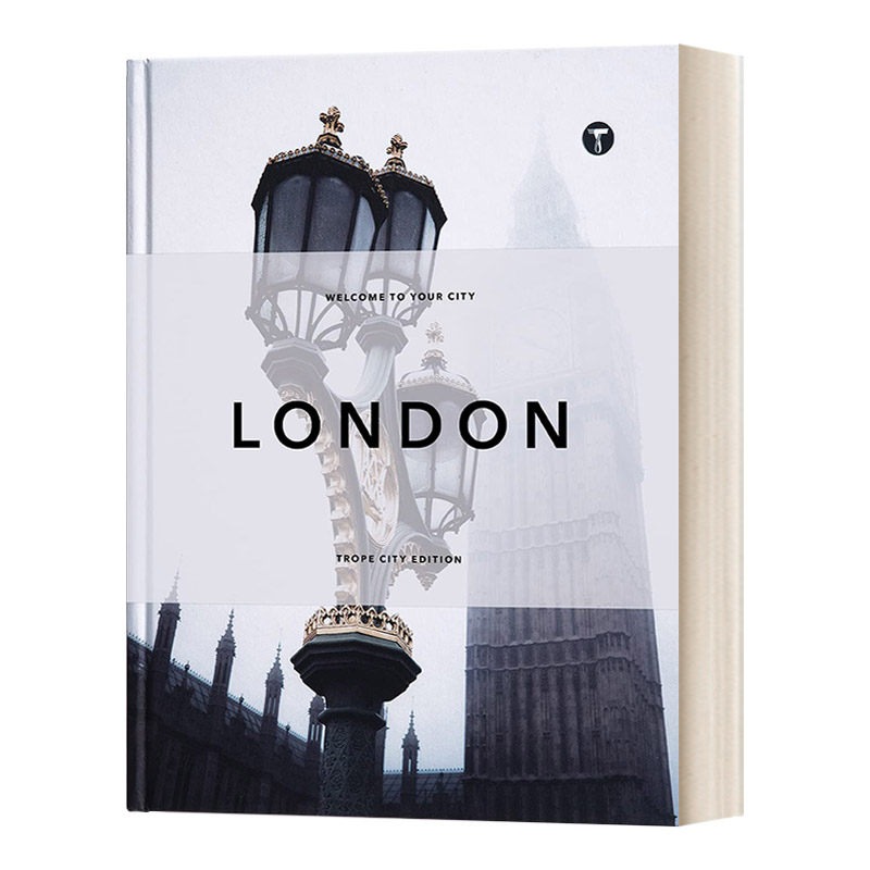 现货 英文原版【Trope城市影像】Trope London 伦敦形象 展现城市独特而戏剧性的景象 城市各区摄影景点 赛博朋克拍照风格