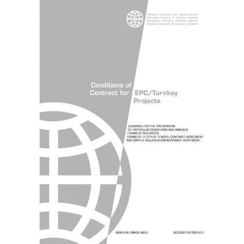 现货 英文原版 EPC/TURNKEY CONTRACT 2ND ED (2017 SILVER BOOK)