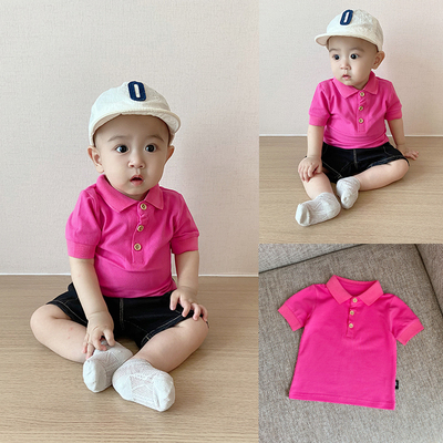 薄款翻领短袖亮眼的色调