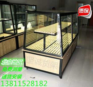 面包柜面包展示柜铁艺高边柜中岛面包柜陈列台糕点柜玻璃展柜蛋糕