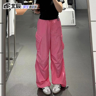 阿迪达斯三叶草女裤 裤 收口宽松运动休闲长裤 JD1126 潮流大口袋工装