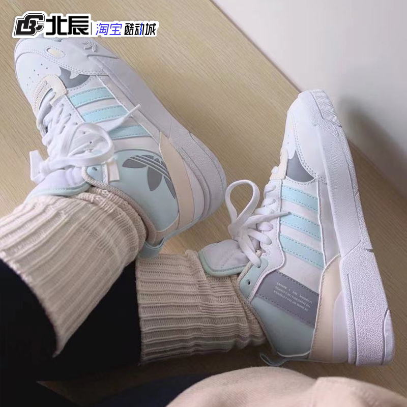 草POSTUP时尚高帮板鞋耐磨防滑