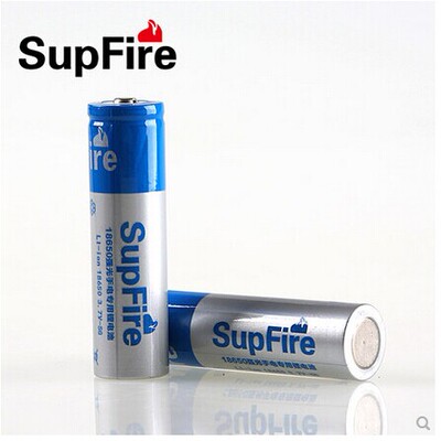正品锂电池Supfire手电强光