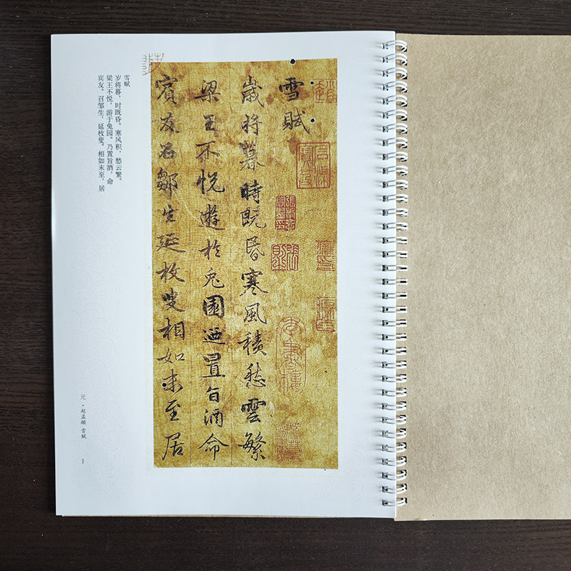 赵孟頫行楷 雪赋 墨迹15张  学生练字毛笔字帖 谢惠连诗 铜版纸,文具电教/文化用品/商务用品,毛笔字帖,淘宝优惠券,粉丝福利购,淘宝优惠卷