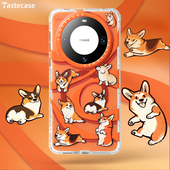 P80Pro保护壳原创卡通防摔套 Pura80Ultra Tastecase新款 可爱柯基犬狗狗磁吸手机壳适用于华为Mate80ProMax