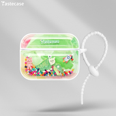 Tastecase恐龙猫耳机套适用苹果AirPodsPro第三代磁吸耳机保护套原创可爱泡泡珠蓝牙AirPods4 2创意耳机壳