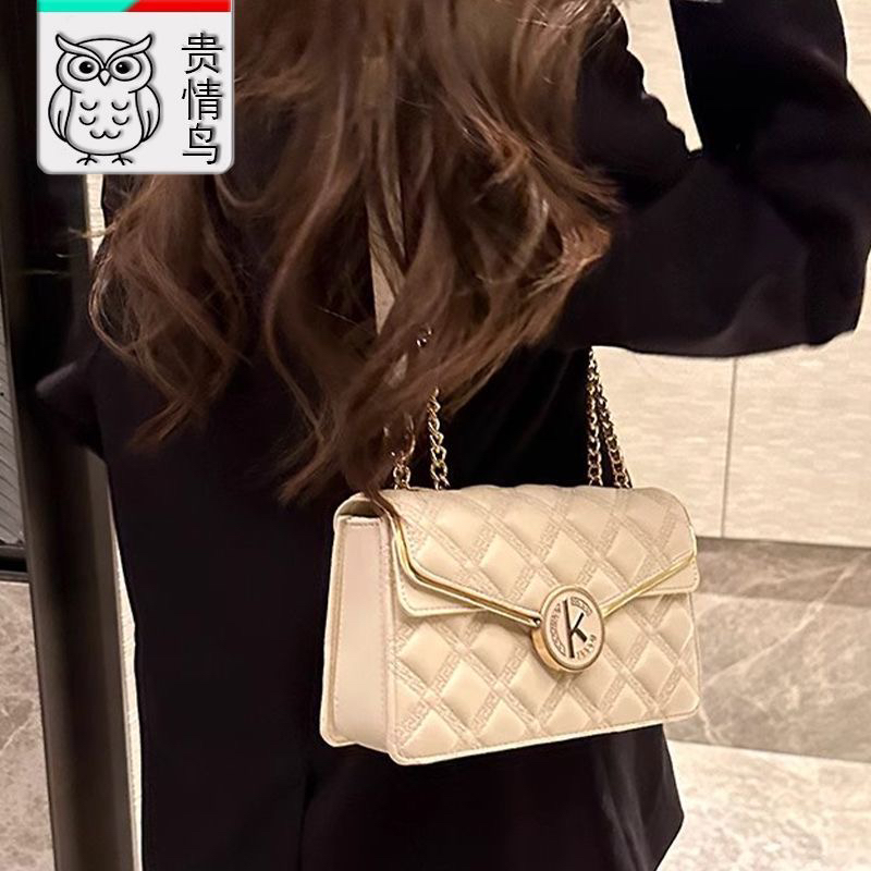 贵情鸟春夏高级感腋下包包女2025新款法式小众链条通勤单肩斜挎包