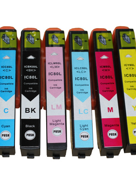 适用 EPSON爱普生 EP907F 977A 978 打印机墨盒 墨水 IC80