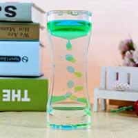 Creative and beautiful waist two-color liquid water drop sand oil leak home decoration item, personalized gift for children and girls thumbnail 2