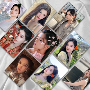 磨砂盒装 张静仪周边镭射小卡50张 盒3寸lomo卡拍立得无重复新款