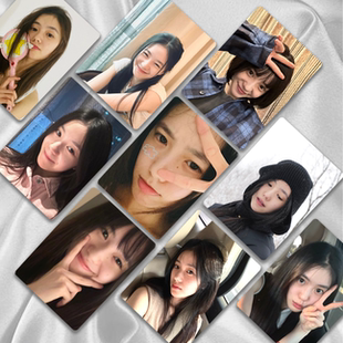 刘浩存周边镭射小卡50张/盒3寸lomo卡拍立得无重复新款磨砂盒装