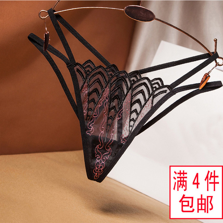 透明镂空日系少女激情火辣丁字裤