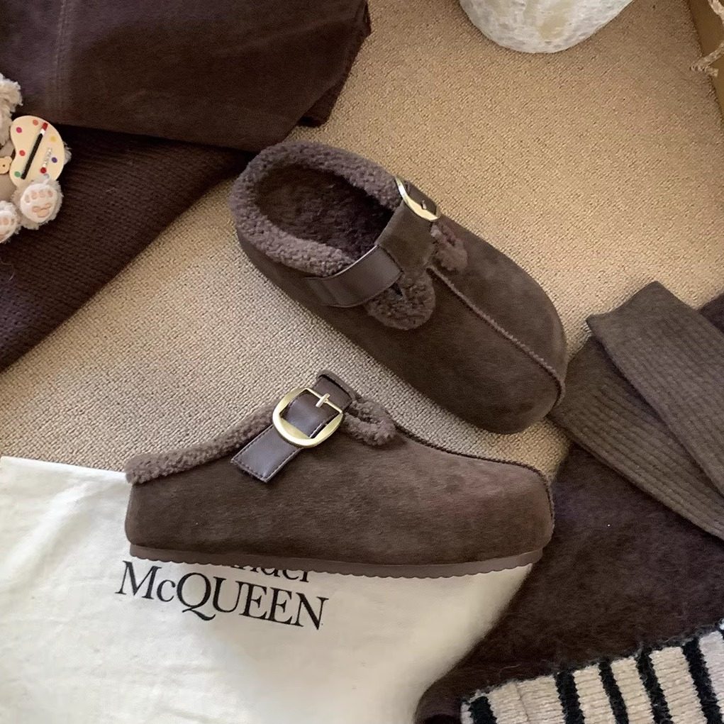 323334码厚底绒里勃肯鞋保暖女2025新款小个子增高一脚蹬博肯女鞋,女鞋,勃肯鞋/软木鞋,淘宝优惠券,粉丝福利购,淘宝优惠卷