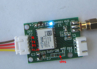 UM220-III北斗GPS新帝豪EC7/14帝豪/导航授时北斗芯片模块+转接板