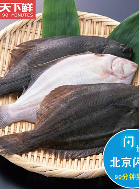 1.8-2斤1条鲜活鸦片鱼比目鱼