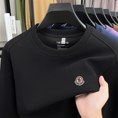 蒙口柒男士T恤正品新款短袖t恤圆领休闲半袖纯棉宽松国际大牌上衣