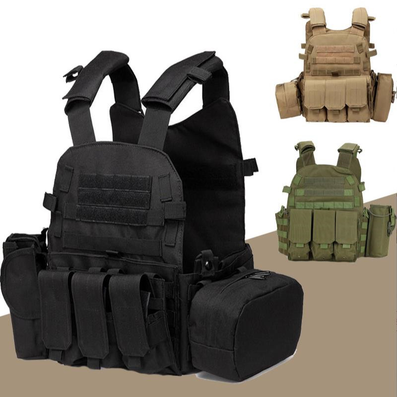 多功能MOLLE拓展快拆水袋附件包野战CS军训作训战术马甲作战背心