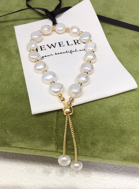 巴洛克异形诸暨天然珍珠手链