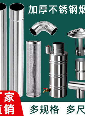 烤火炉烟囱室内柴火灶烟筒防烫罩管隔热护网取暖炉护套直径10公分