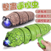 电动毛毛虫遥控玩具仿真小虫子整蛊恶搞吓人儿童男孩爬行动物昆虫