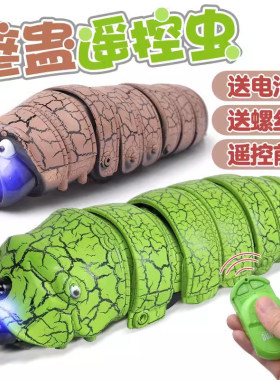 电动毛毛虫遥控玩具仿真小虫子