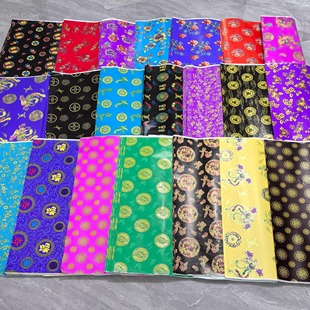 大花纸 衣服剪纸油光纸 仙衣寒衣五色亮面花纸 福寿 全开大张花纸