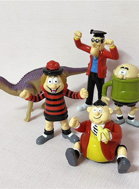 麦当劳玩具 the beano2000年古董老玩具恶搞可动复古搞笑收藏趣味
