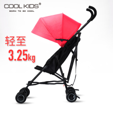 日本COOLKIDS儿童手推伞车超轻便折叠可坐宝宝推车