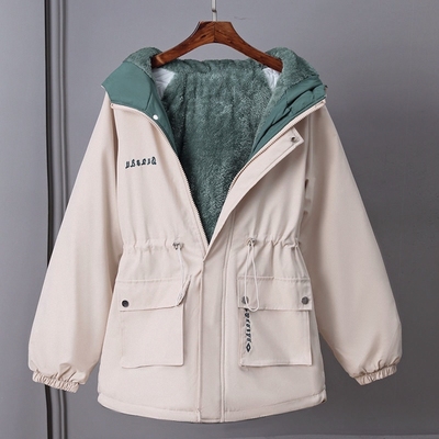 2025新款百搭短款外套女潮秋冬潮风衣女小个子加绒加厚外套女