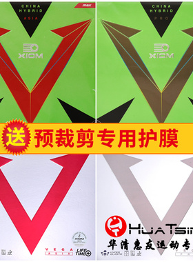 XIOM骄猛银V红V双驱唯佳VEGA乒乓球胶皮球拍反胶套胶雨果金娜英用