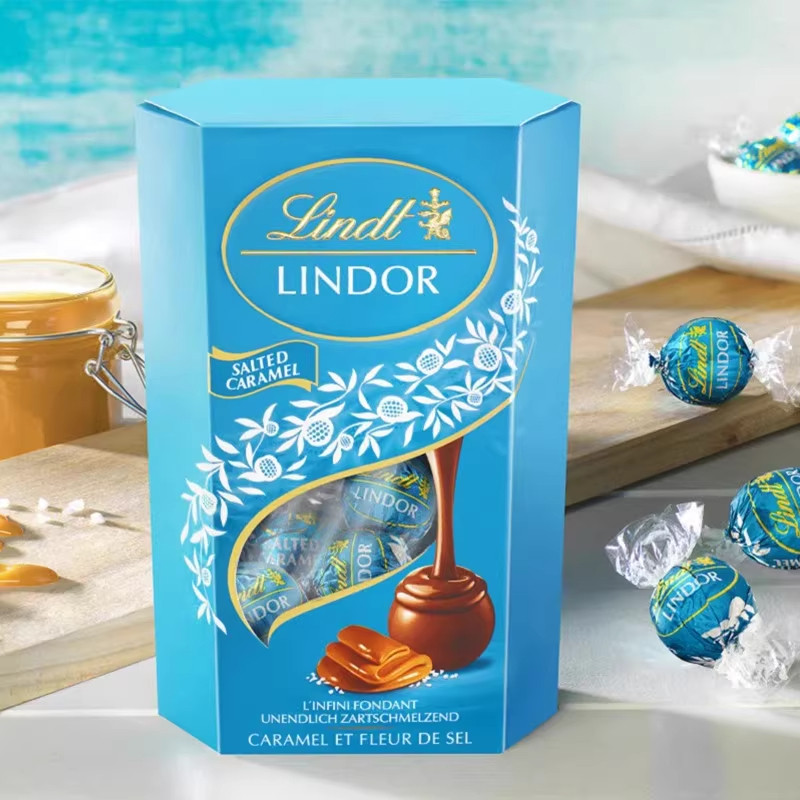 香港原装进口Lindt瑞士莲5味经典软心巧克力200g喜糖零食节日礼物